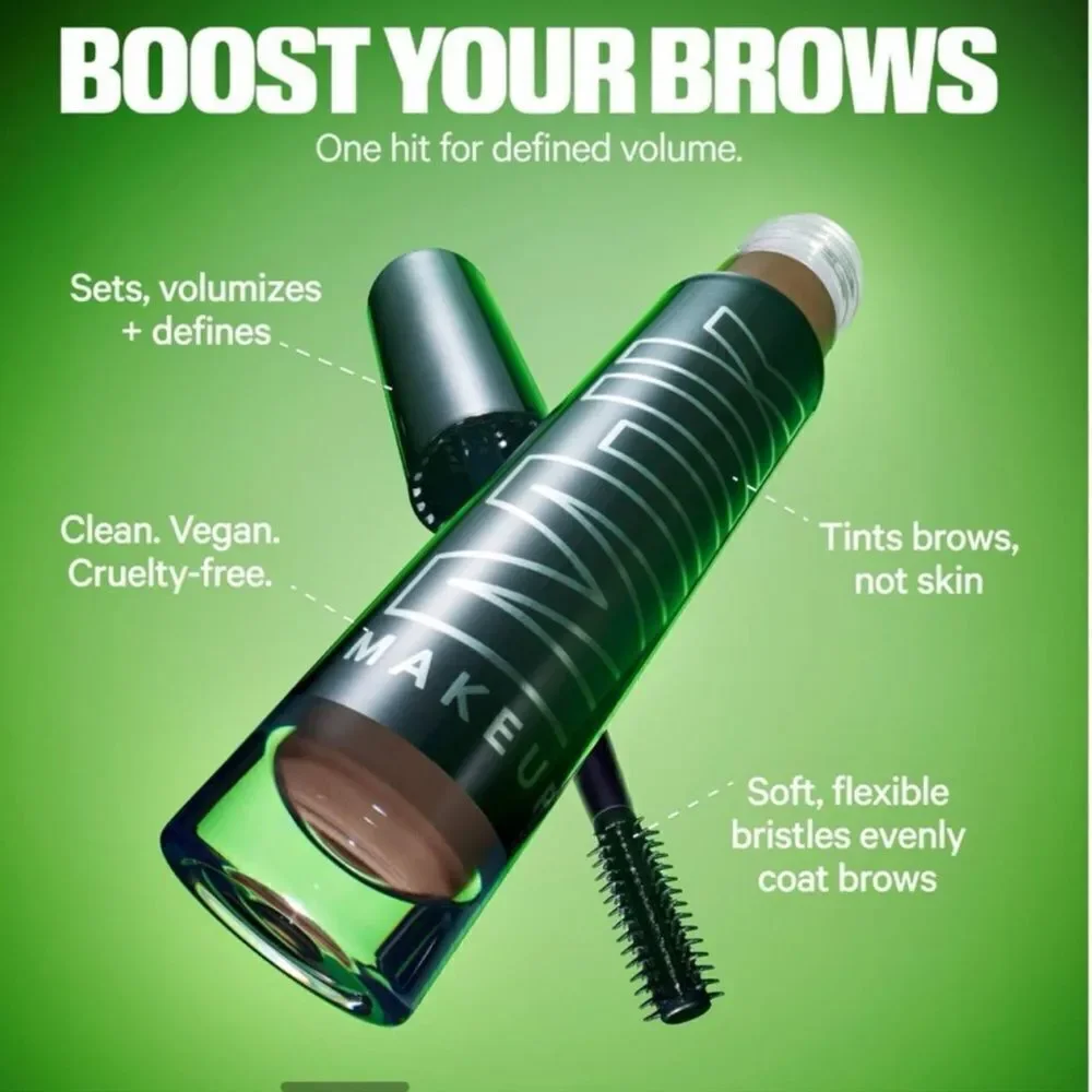 🌻 MILK MAKEUP Grind Dark Brown High Roll Defining & Volume Tubing Brow Gel
